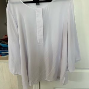 Ashley Stewart white blouse.